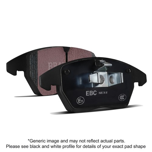 Ebc bremsbeläge hinten - bremsbeläge,