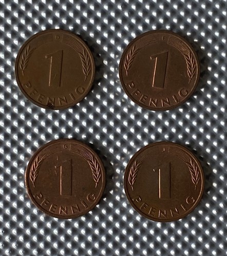 Brd pfennig 1986 - 1986, d-f-g-j