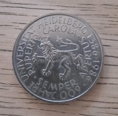 Deutsche mark 1986 600 - 5, d