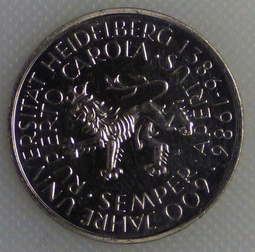 Münze 1986 600 jahre - d,