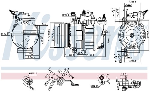 Nissens 890419 kompressor - nissens,