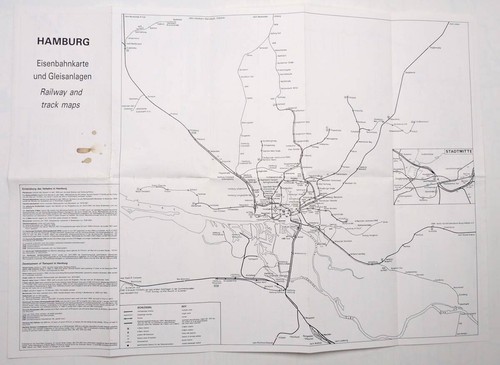 Hamburg eisenbahnkarte und - eisenbahnkarte,