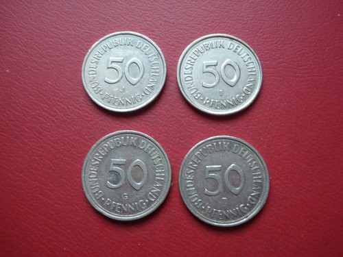 Pfennig 1986 f g - 1986, *d,f,g,j*