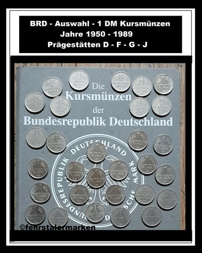 Brd auswahl 1 dm - -,